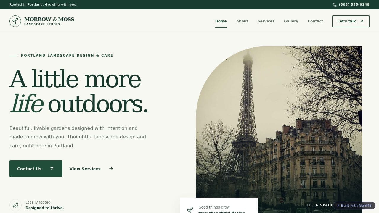 Local Business Website