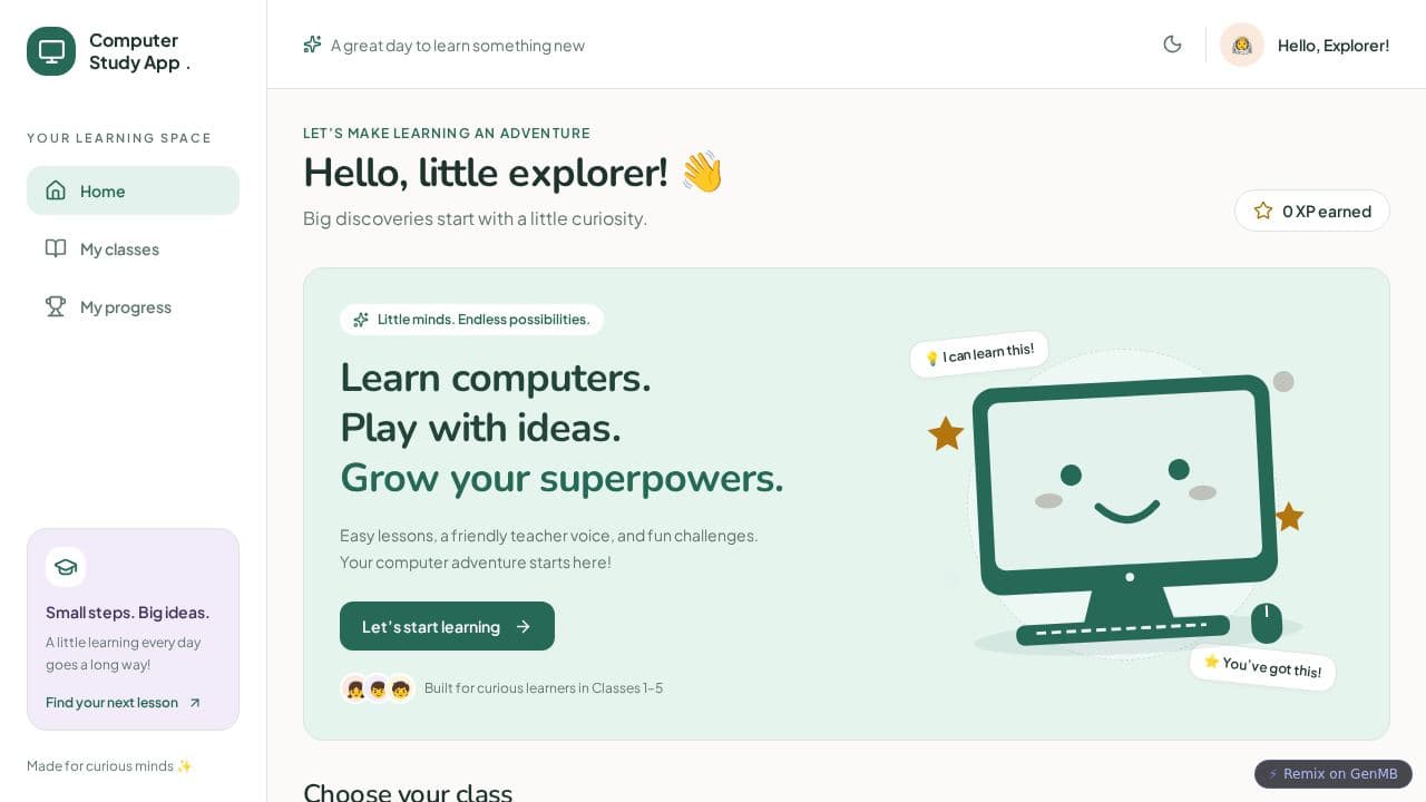 Computer Study App