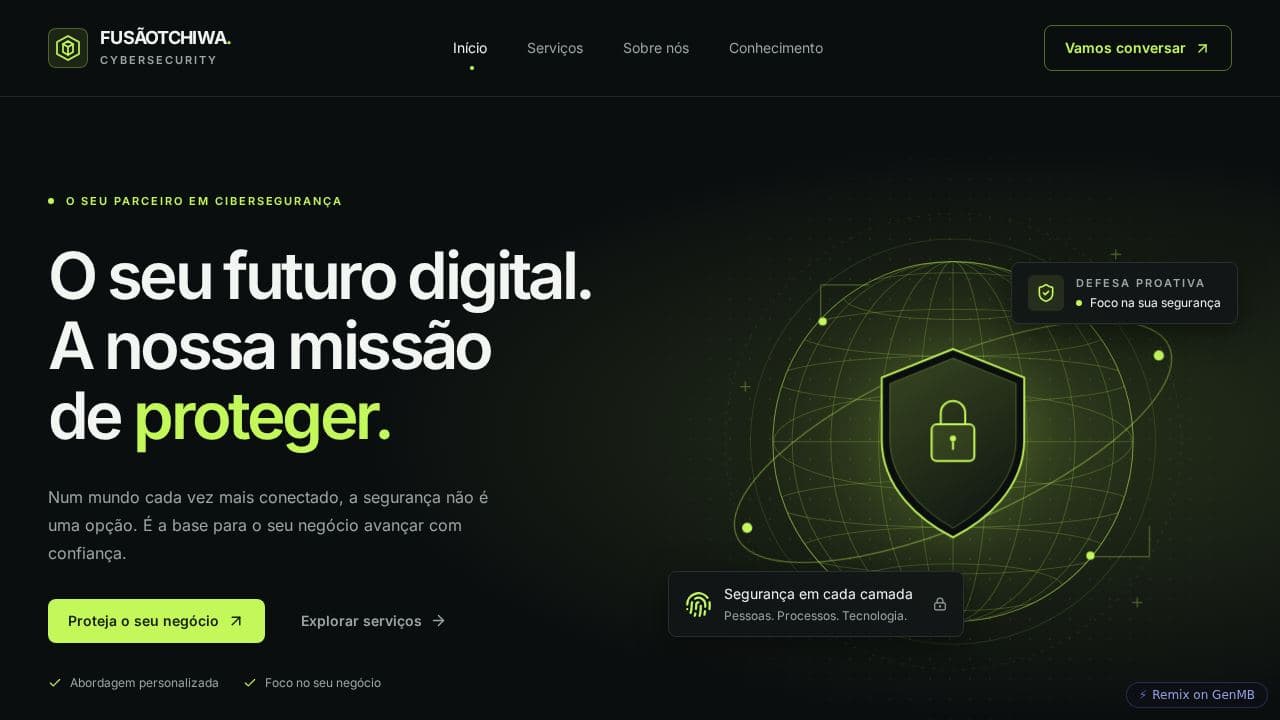 Cyber Fusion Website
