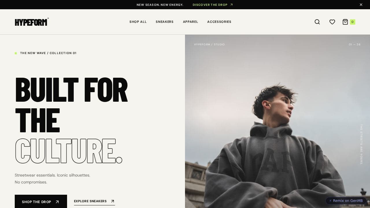 Hypeform Streetwear Store