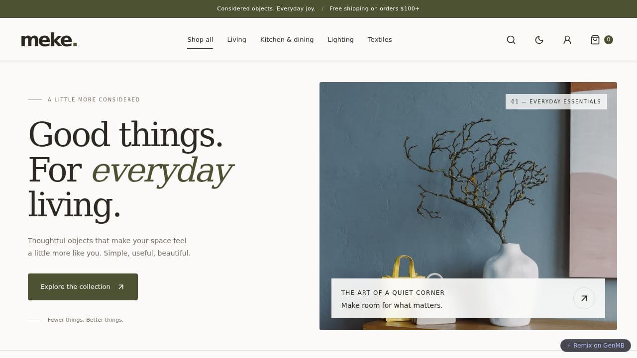E-commerce Website