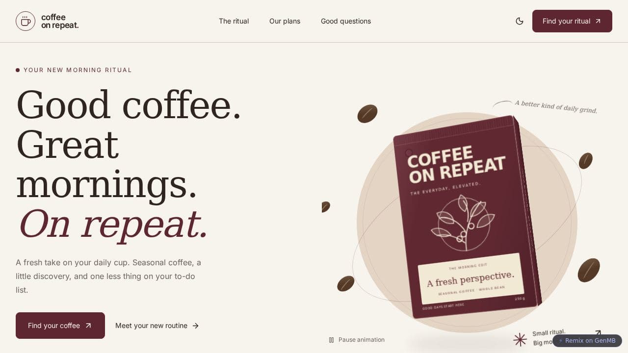 Coffee on Repeat