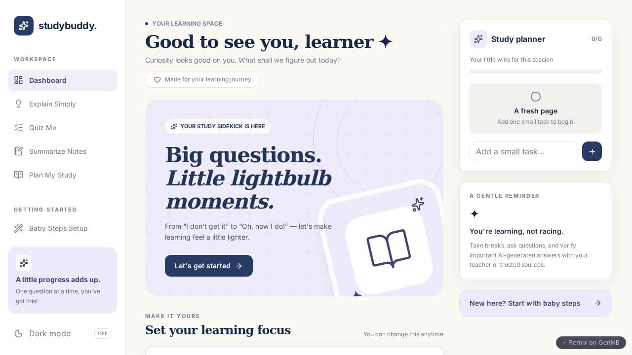 StudyBuddy AI