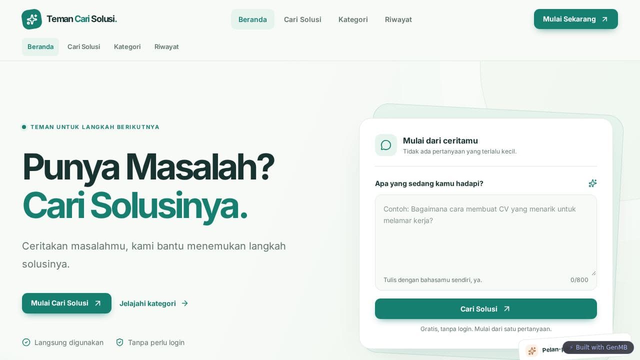 Teman Cari Solusi