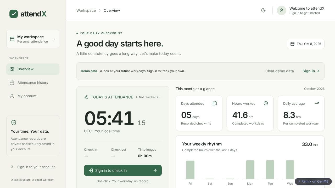 AttendX App