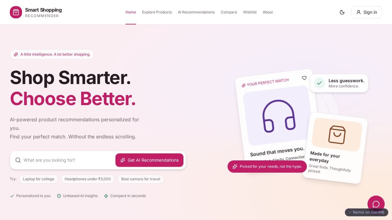 Smart Shopping Assistant
