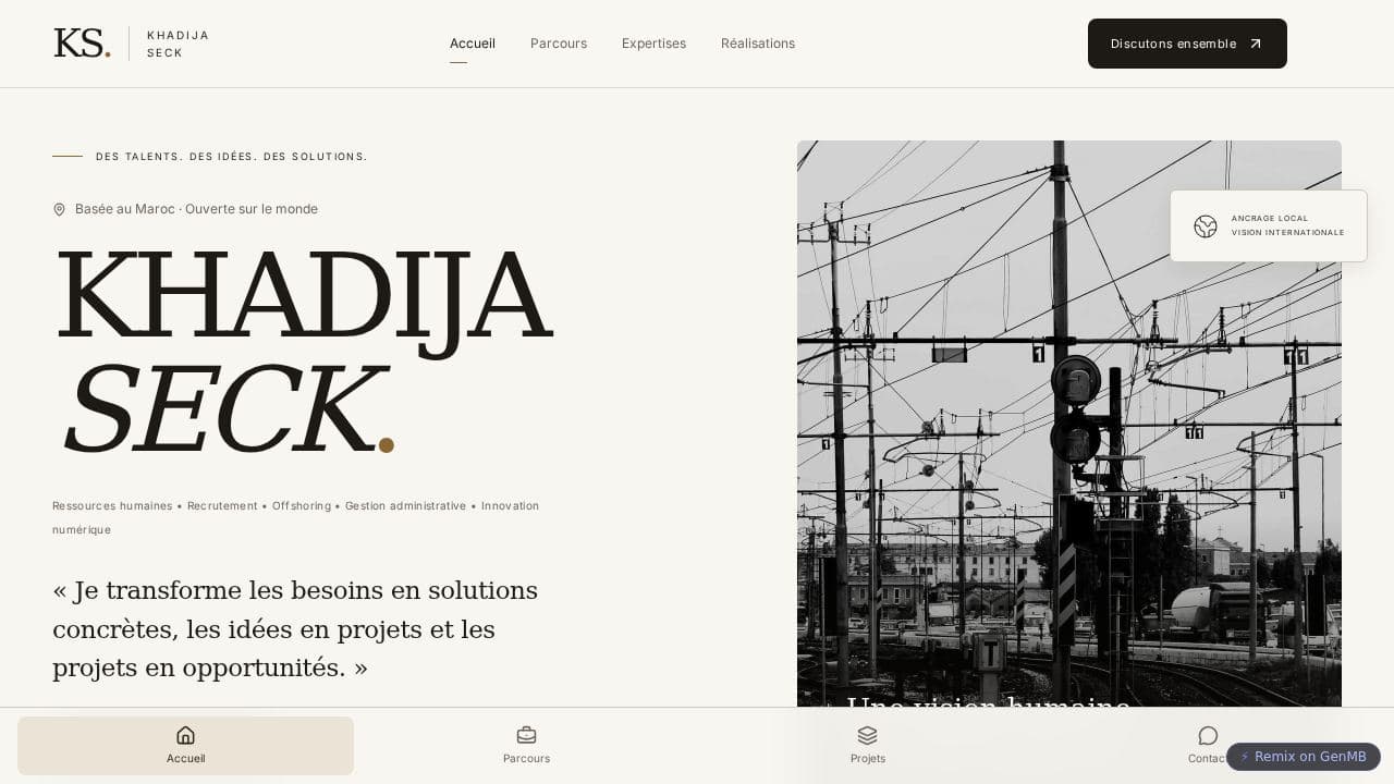 Khadija Seck — Portfolio